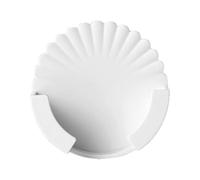 Portafilter Support Mural - Cintre Espresso Auto-Adhésif de 9,1 x 9,1 cm, Accessoire Universel pour Machine à Café | Support de Rangement ABS Forme Coquille, Support de Barista Gain de Place pour