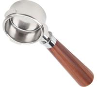 Portafiltre sans fond en acier inoxydable Portafiltre nu à main pour machine à café Breville Série 8 54mm A1 Siamese Rosewood
