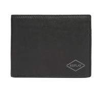 Replay Porte-monnaie Cuir 14 cm noir