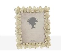 PORTAFOTO RESINA CHAMPAGNE FLORES