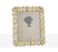 PORTAFOTO RESINA CHAMPAGNE HOJAS