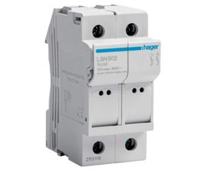 Portafus. seccionable L38 2P 32A 690V