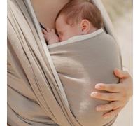 Portage - echarpe sergé brisé beige sable S