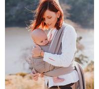 Portage - echarpe sergé brisé gris vintage L