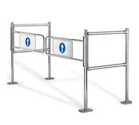 Portail À Battant Automatique À Sens Unique,barrière De Sécurité À Fermeture Automatique,Portillon De Sécurité pour Entrée De Supermarché(130 x 100 cm/51.2" x 39.4")