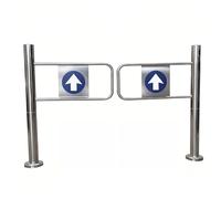 Portail À Battant Automatique À Sens Unique,Porte Unidirectionnelle À Fermeture Automatique,Portillon De Sécurité Pivotant pour Entrée De Supermarché(100cm/39.4in)