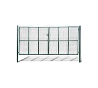 Porte de Jardin Portillon Clôture Barrière Terrasse Patio Acier Galvanisé vidaXL