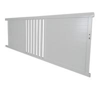 PORTAIL ALU COULISSANT 3.08M BLANC (SL07)