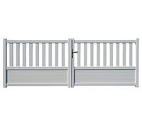 PORTAIL alu GENEVE BLANC 3.50m