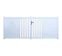 Portail alu Nottingham blanc 3.50m