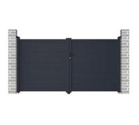Portail aluminium battant Michigan 350x173cm