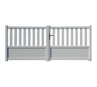 PORTAIL aluminium GENEVE BLANC 3m