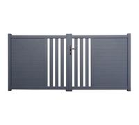Portail aluminium ""Nottingham"" 3m
