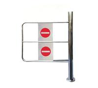 Portail Battant À Rebond Automatique,Portail De Sécurité D'entrée,Porte Battante À Sens Unique,Portillon Pivotant À Ressort,Porte D'entrée À Ouverture À 90°,Portillon Demi-taille(70cmx100cm)