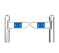 Portail Battant Automatique à Rebond, Portillon Piétonnier en Acier Inoxydable, Porte D'entrée à Détection de Mouvement pour Supermarché, Bibliothèque, Magasin, Centre Commercial