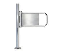 Portail battant Automatique en Acier Inoxydable pour entrée de supermarché, Porte de sécurité à Double Sens à Ressort, mécanisme de Fermeture Automatique (Porte Gauche, 100 x 100 cm)