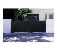 Portail battant - Casanoov - NALI - 3,5m H.120cm - Noir Mat - Acier