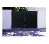 Portail Battant - Casanoov - NALI - 3m H.200cm - Noir Mat - Acier