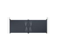 Portail battant - Casanoov - VELETA - 4m H.145cm - Gris Anthracite - Aluminium