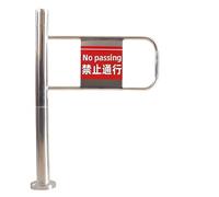 Portail Battant D'entrée À Fermeture Automatique,Portillon Battant À Ressort,Portail De Sécurité À Metal,Metal Portillon D'entrée De Unidirectionnel,Porte Demi-taille Pour Parc,Bar(100cmx100cm)