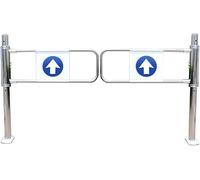 Portail battant d'entrée, portillon de sécurité unidirectionnel, porte de transfert piétonnier d'entrepôt, fermeture automatique for bibliothèque panoramique(160x103 cm)