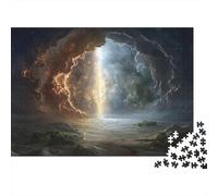 Portail Cosmique Fantasy 1000 Pièce Carton Extra Épais Puzzle Classique Collecteurs Impossible Difficile Défi du Jeu Éducatif 70x50cm/1000pcs