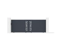 Portail coulissant - Casanoov - SUNNY - 4m H.145cm - Aluminium - Gris anthracite