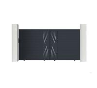 Portail coulissant - Casanoov - VELETA - 3,5m H.178cm - Gris Anthracite - Aluminium