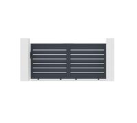 Portail coulissant - Casanoov - VOGEL - 3m H.145cm - Gris - Aluminium