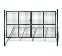 Portail de Clôture en Grillage Jardin Portillon Patio Multi-taille vidaXL
