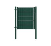 Vidaxl Portail De Clôture Pvc Et Acier 100x101 Cm Vert