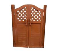 Portail de jardin autoportant en bois carbonisé vintage pour extérieur, maison, patio et terrasse, parfaite pour les potagers (60 x 80 cm)