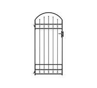 vidaXL Portail de Clôture avec Dessus Arqué Porte de Clôture Portillon de Jardin Porte de Jardin Portillon de Patio 145750