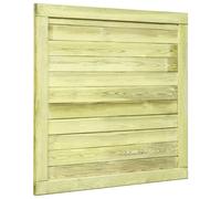 Portail De Jardin Bois De Pin Imprégné 100 X 100 Cm