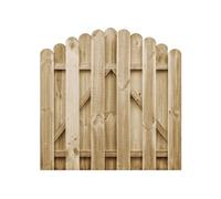Portail de jardin Bois de pin imprégné 100x100 cm
