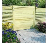 Portail de Jardin Bois de pin imprégné 100x100 cm,Portillons-45333