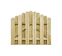 Portail de jardin bois de pin imprégné 100x75 cm
