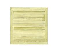 Bois Pin Imprégné Portail de Jardin 125x100 cm Arche Portillon Clôture vidaXL