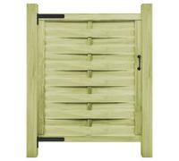 vidaXL Portillon Bois de pin imprégné 100 x 125 cm Vert 45310