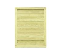 vidaXL Portail de jardin Bois de pin imprégné 125x100 cm 45334