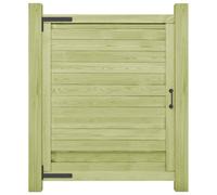 vidaXL Portail de Jardin 125x100 cm Arche Portillon Clôture Bois Pin Imprégné