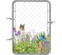 Portail de jardin VEVOR, 117 x 81 cm, portail de clôture en grillage, adapté aux portails de jardin avec ouvertures de 61-183 cm x 122 cm, sans poteaux de portail