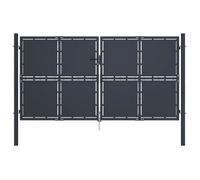 Portail de jardin - VIDAXL - Acier - 300 x 200 cm - Anthracite - Battant
