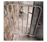 Portail de porcherie Kit de barrière pour bétail en acier galvanisé, Cour/Ferme familiale/Ranch Protection pour porcherie, Montage mural extérieur, sur mesure(W36xH26in/91x66cm)