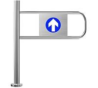 Portail de sécurité à 1 voie, porte piétonne à fermeture automatique pour supermarchés, entrepôts, bibliothèques et zones pittoresques