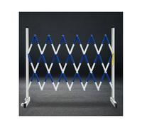 Portail de sécurité rétractable, roulettes pivotantes for une circulation aisée, rambarde en fibre de verre renforcée, convient aux écoles et aux résidences.(1.2x4m)