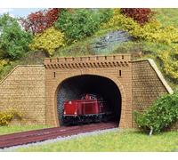 Portail De Tunnel, Double Voie, 2 Pièces N Gauge Vollmer 47812