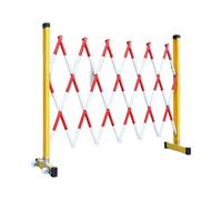 Portail Métallique Extensible Robuste, Clôture Pliante Rétractable, Portillon De Circulation Portable Avec Roues, For Contrôle Des Foules En Extérieur(350cm/11.4FT)