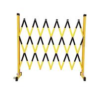 Portail télescopique Industriel Robuste - Portail à Ciseaux rétractable adapté aux allées et aux garages - clôture de sécurité en métal (120 cm de Haut x 250 cm de Long / 8,2 pi).