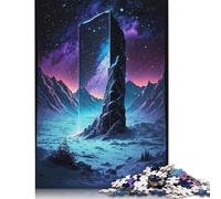 Portail vers Un Autre Monde : Puzzle Stimulant et Stimulant en Carton 100% recyclé pour Adultes et Adolescents, Cadeau d'anniversaire, 1 000 pièces (75 x 50 cm)